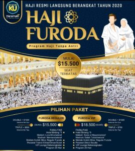 paket dan biaya haji furoda 2022